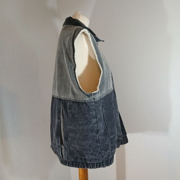 Branded Lion Vtg Denim Vest Men's Size XL - Picture 3 of 8